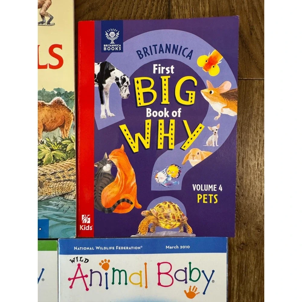National Wildlife Federation Animal Baby Book Lot Plus‎ Extras Brittanica Pets
